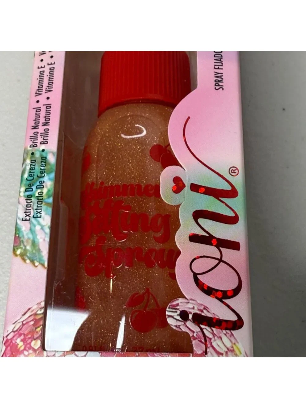 Ioni Shimmer Setting Spray Maraschino Cherry Vegan Glow Natural Shine